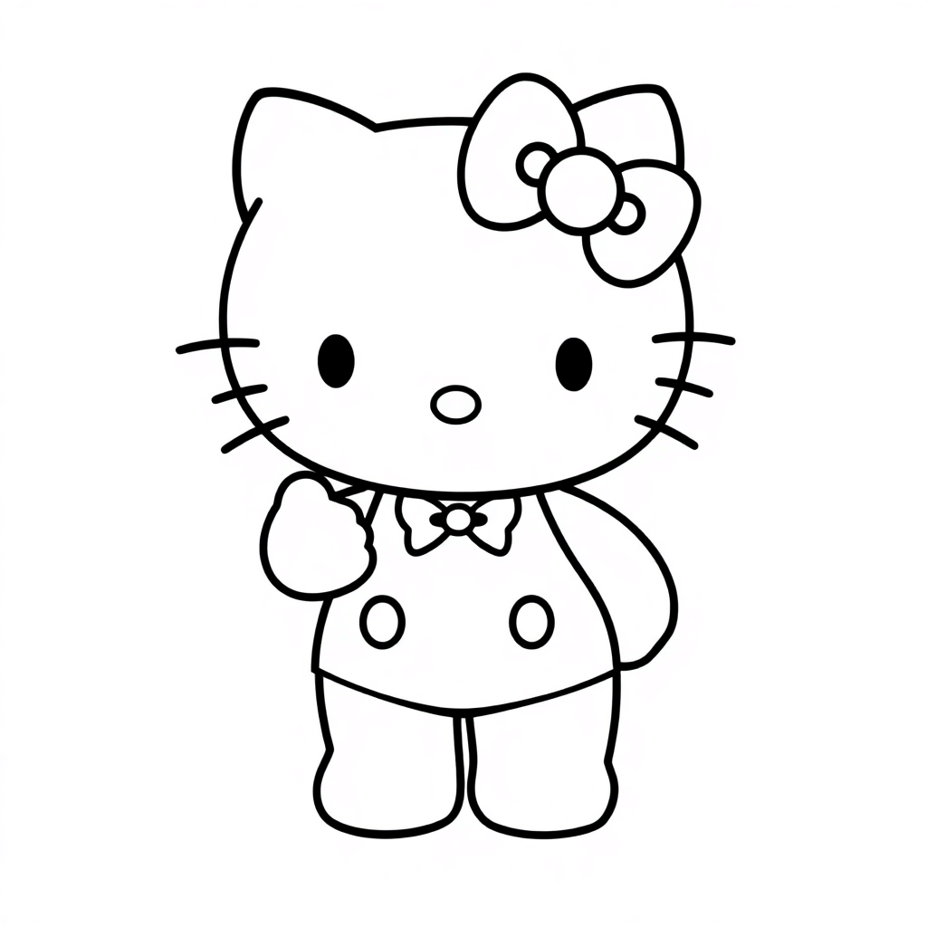 Hello Kitty Drawing