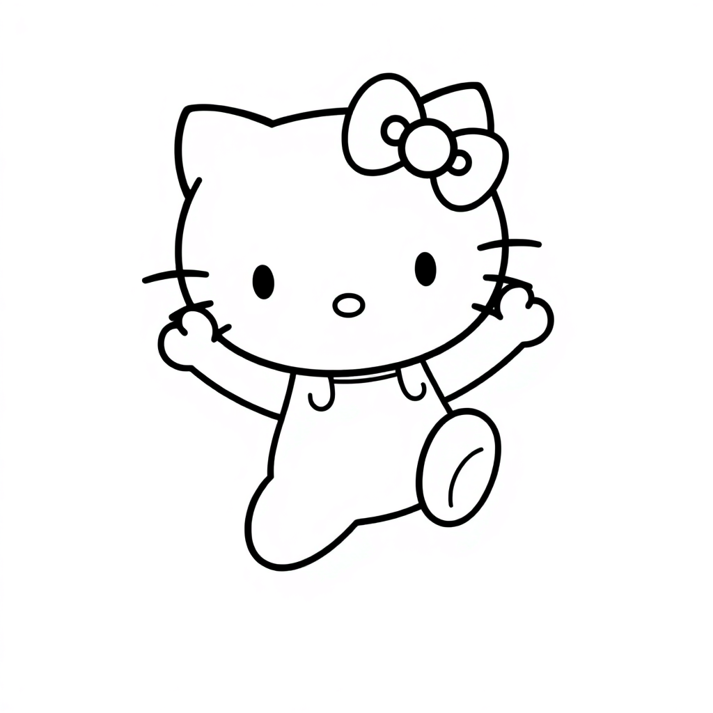 Hello Kitty Jumping