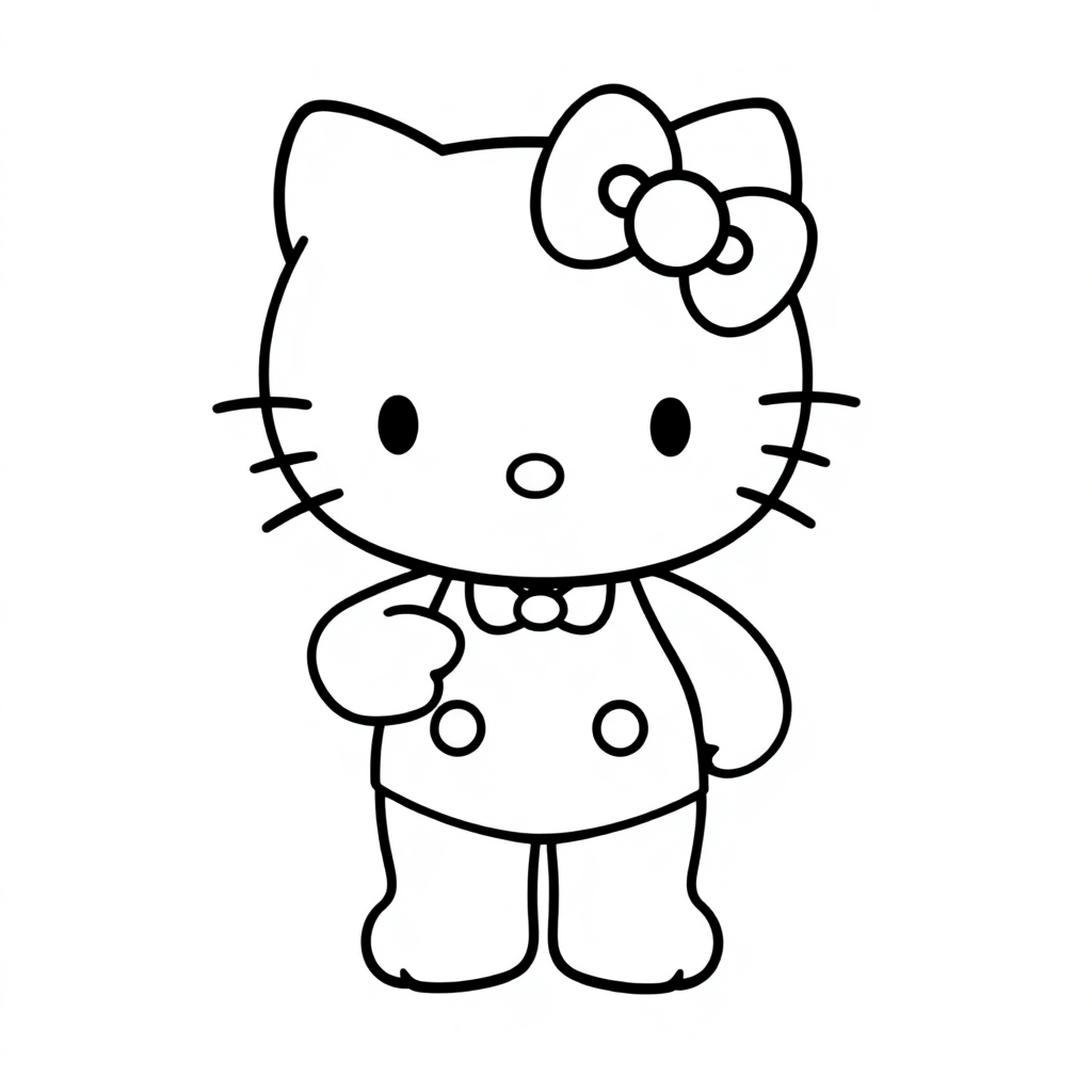 Hello Kitty Standing