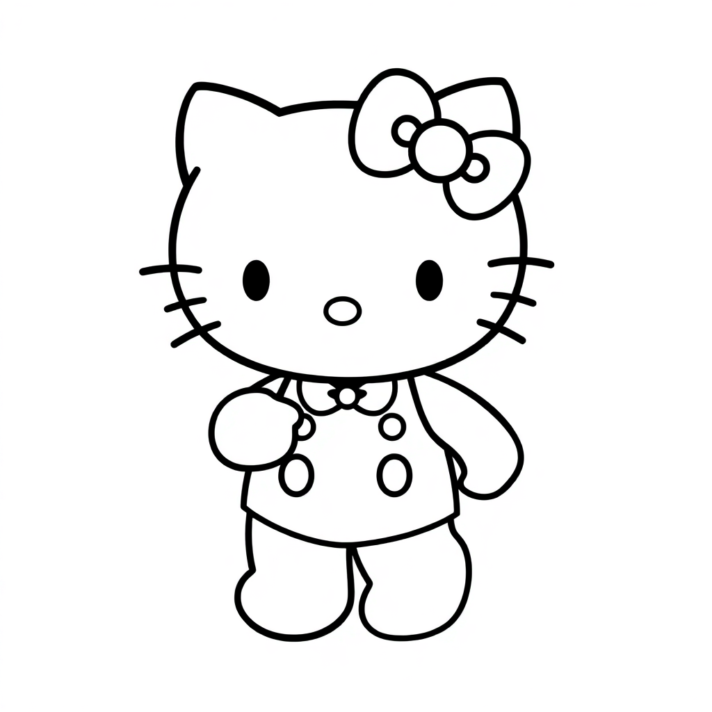 Hello Kitty Walking