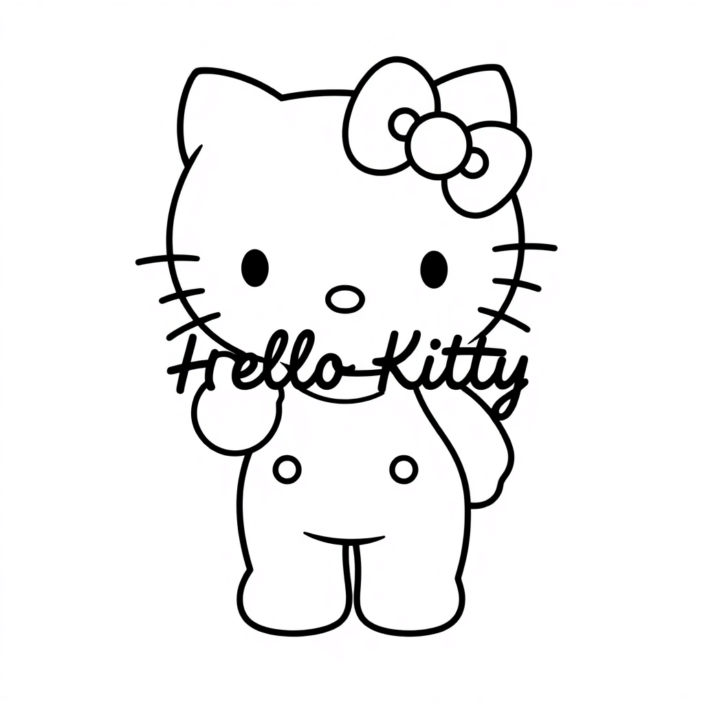 Hello Kitty Writing