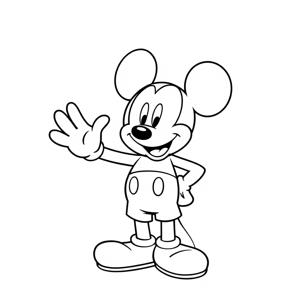 Mickey Waving