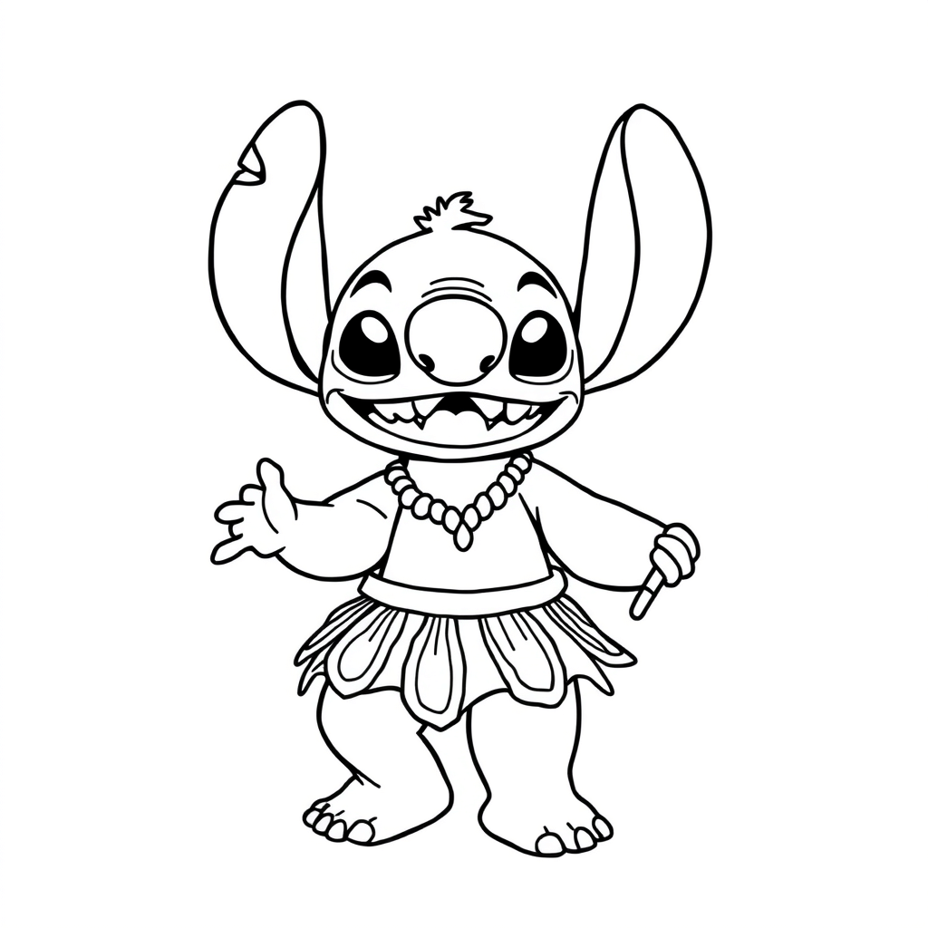 Stitch Hula